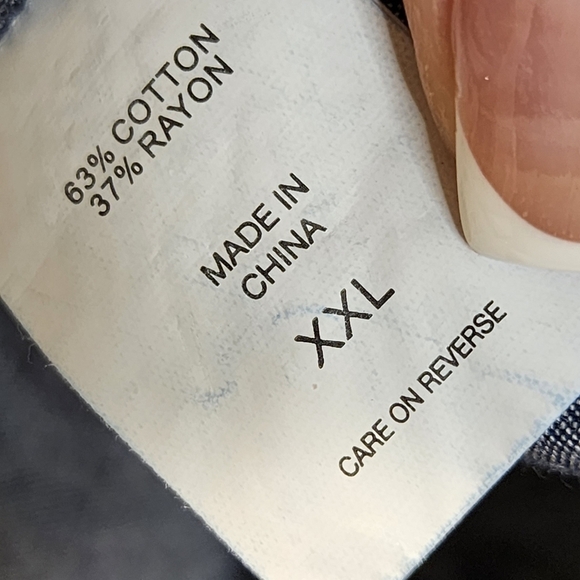 New York and Company Denim Chambray Button Front Roll up Sleeves Shirt D… - Picture 13 of 14